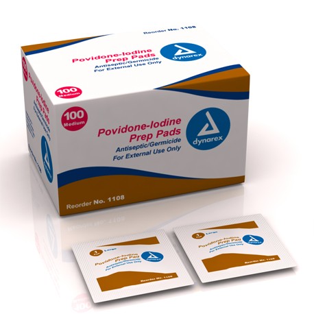 Povidone Iodine Prep Pads